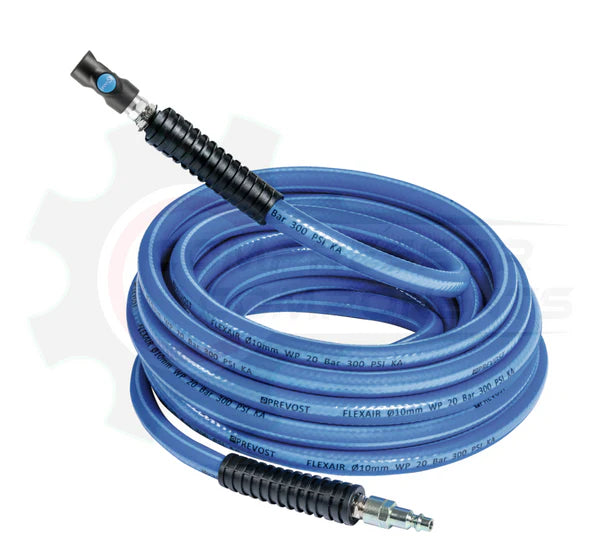 Prevost Prevost FlexAir Air-Multi-purpose flexible hybrid polymer industrial hose. ID 1/2", 50ft long, OD - 19mm. RST RISEB1250