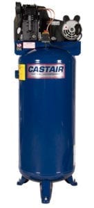 Castair, 3.5 HP Single Stage Garage Air Compressor, 230 Volt, 11.5 CFM@100 PSI, 60 Gallon Vertical Tank G3516VS75