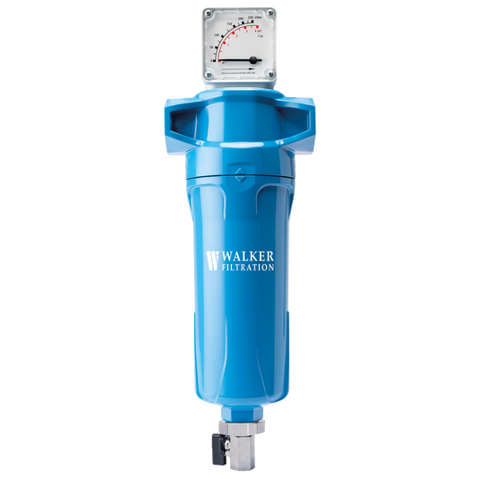 Walker Filtration, Alpha 3.5 series filtration cast aluminum alloy threaded product. Compressed Air Dust Air Filter A30025RX1