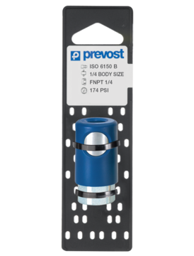 Prevost Standard Female Quick Coupler on Plate - PROLAC
