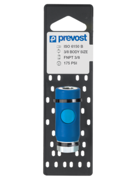 Prevost Standard Female Quick Coupler on Plate - PROLAC