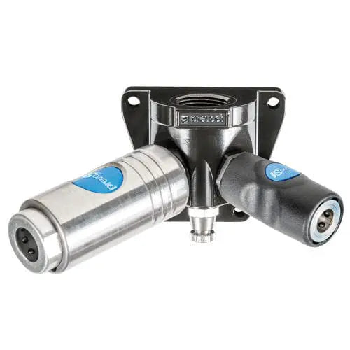Prevost Female Thread Double Wall Manifold - 2 Couplers and Drain - prevoS1