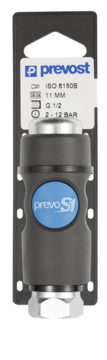 Prevost Female Safety Quick Coupler on Plate - prevoS1