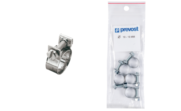 Prevost Standard Mini Worm Drive Clamp