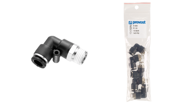 Prevost Standard 90° Male Elbow - RPC MR