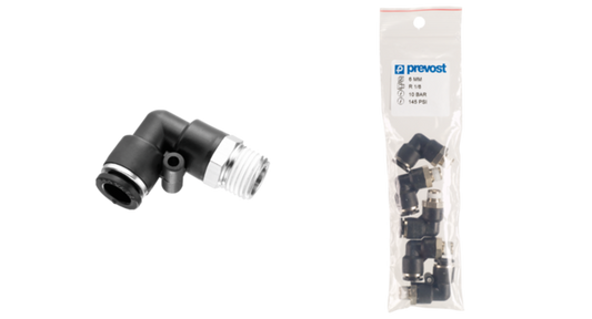 Prevost Standard 90° Male Elbow - RPC MR