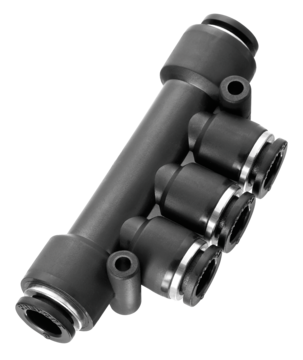 Prevost Three-port Manifold for Equal Tubes - RPN ET