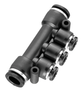 Prevost Three-port Manifold for Unequal Tubes - RPN IT