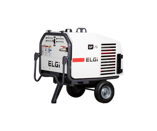 ELGi Portable Wheeled Compressor 75 cfm/100 psi GP75