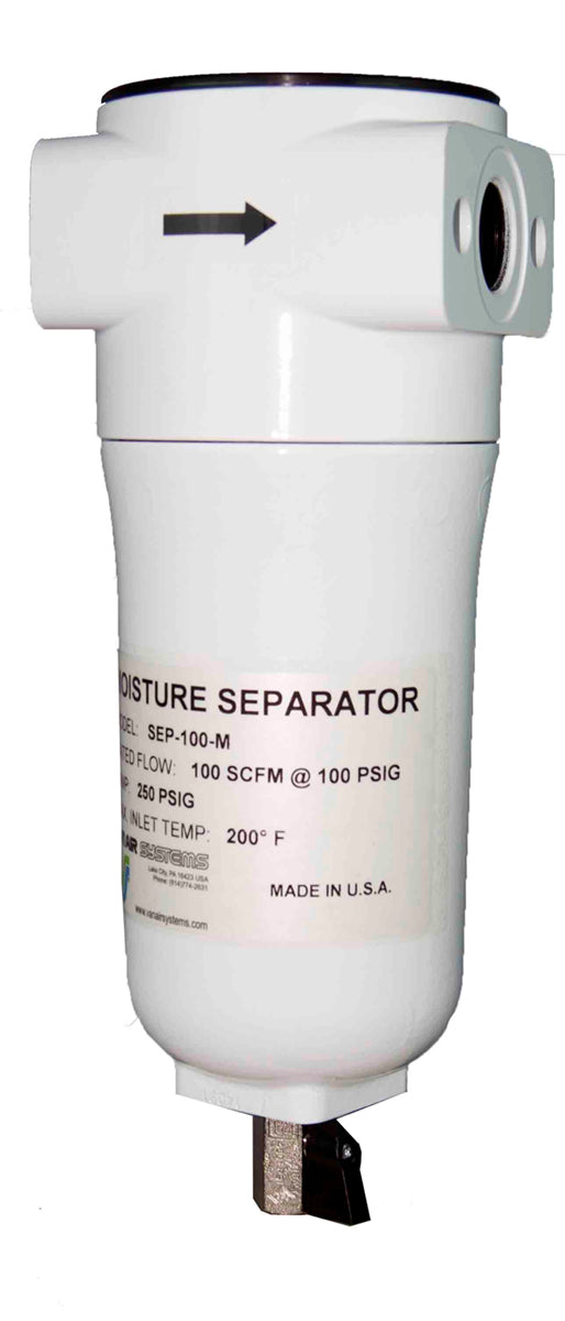 VAN AIR SYSTEMS WATER SEPARATOR MODEL S-170-M X 83-0748