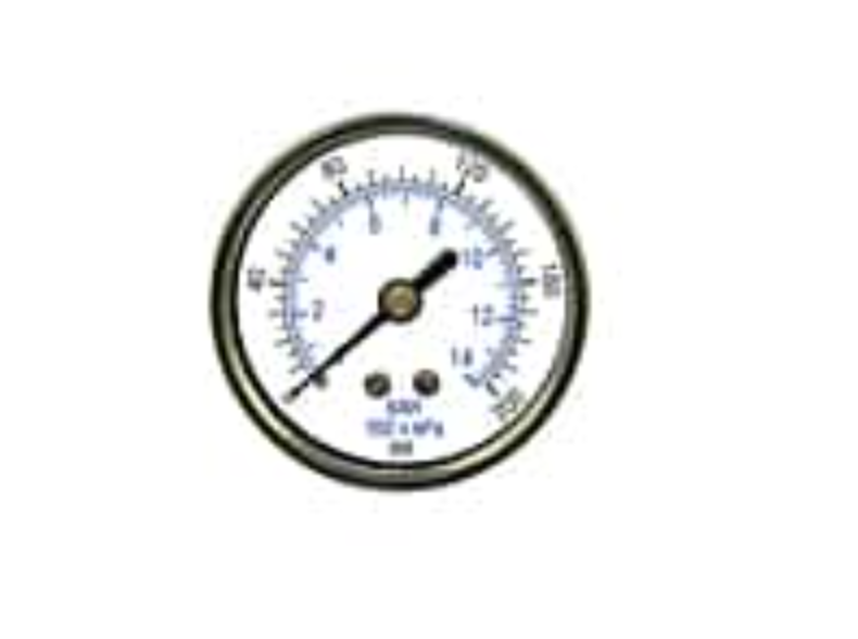 TSUNAMI Pressure Gage - (0-200 PSI) - fits  ���" back mount - ��" NPT & ��" NPT Regulators