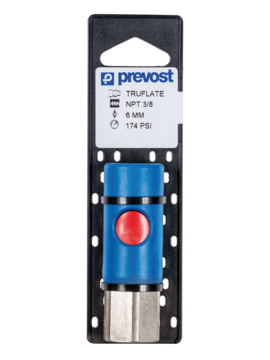 Prevost Standard Female Quick Coupler on Plate - PROLAC