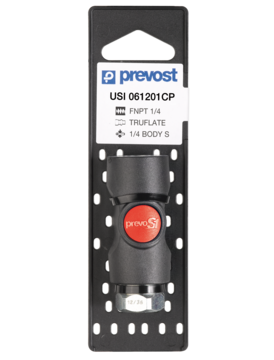 Prevost Female Safety Quick Coupler on Plate - prevoS1