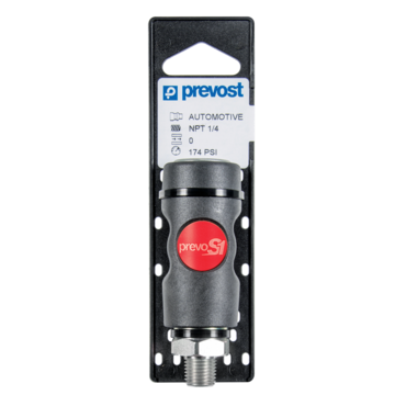 Prevost Male Safety Quick Coupler on Plate - prevoS1