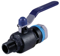 Unipipe 50mm x 1-1/2" MNPT Ball Valve - UNIPIPE AIR UACMV.050040N