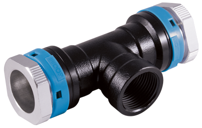 Unipipe AIR Tee with FNPT Branch Line - 232 PSI