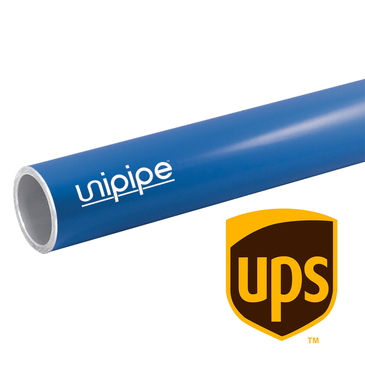 Unipipe 50mm x 2M Dark Blue Pipe - 1015 PSI - UNIPIPE HP UPS Shipping  CUCTT0.050200