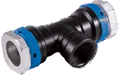 Unipipe HP Tee with FNPT Branch Line - 1015 PSI