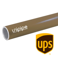 Unipipe 25mm x 2M Brown Pipe - 1015 PSI - UNIPIPE OIL UPS Shipping  CUOTT0.025200