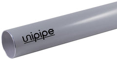 Unipipe 50mm x 5.8M Gray Pipe - 29 inHg - UNIPIPE VAC UVTT0.050600