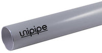 Unipipe 75mm x 5.8M Gray Pipe - 29 inHg - UNIPIPE VAC UVTT0.075600