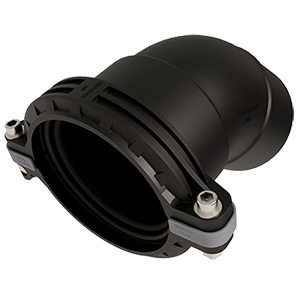 Unipipe EZ 45° Elbow - Socket x Spigot - -29 inHg