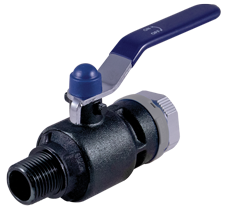 Unipipe VAC Ball Valve - Pipe x MNPT - -29 inHg