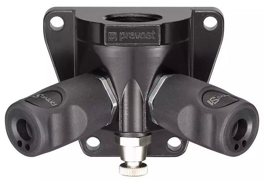 Prevost ISO C TWO WALL BRACKET Inlet NPT female thread = 1/2" FNPT Outlet 2 couplings = CSI 06