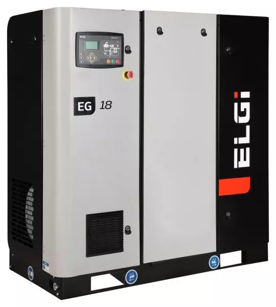 ELGi EG18 Electric Rotary Screw Air Compressor, EG VFD, 25hp (EG18V-125)