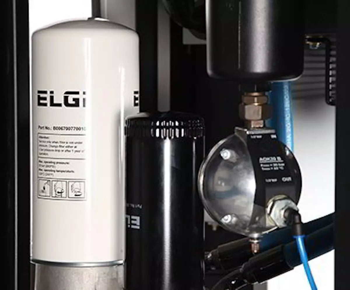 ELGi EG22 Electric Rotary Screw Air Compressor, EG VFD, 30hp (EG22V-125)