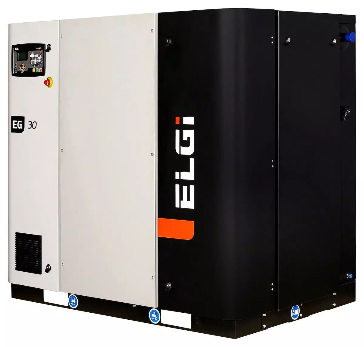 ELGi EG30 Electric Rotary Screw Air Compressor, EG VFD, 40hp 100-150PSI 460V/3ph, 60Hz(EG30V-150)