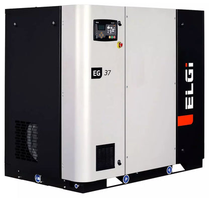 ELGi EG37 Electric Rotary Screw Air Compressor, EG VFD, 50hp 175PSI 460V/3ph, 60Hz(EG37V-175)