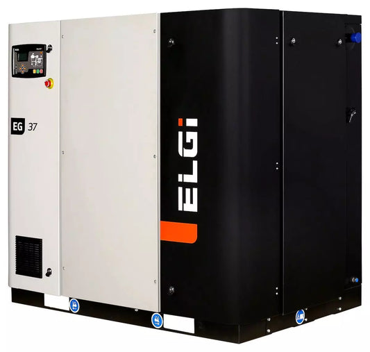 ELGi EG37 Electric Rotary Screw Air Compressor, EG VFD, 50hp 175PSI 460V/3ph, 60Hz(EG37V-175)