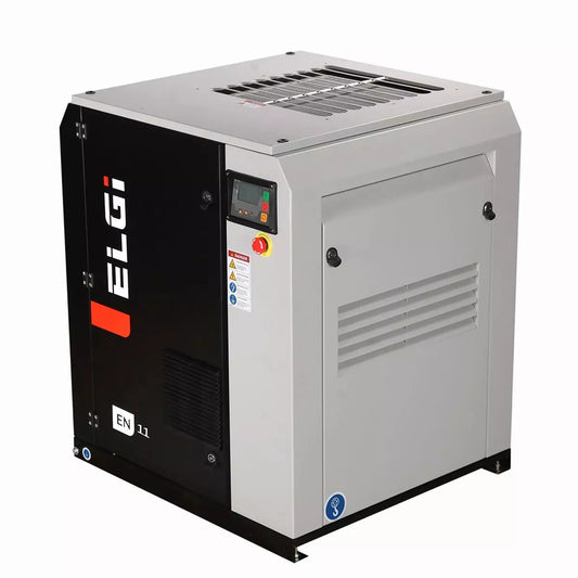 ELGi EN11 15hp Electric Rotary Screw Air Compressor, Base Mount (EN11-100)