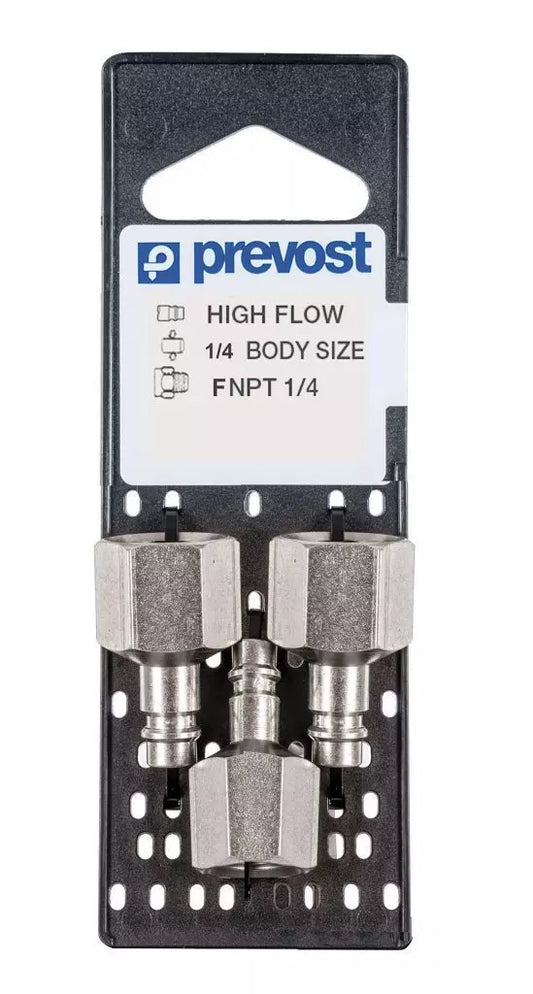 Prevost 7,2-7,4 ADAPTORS ON PLATE Quantity = 3 NPT female thread = 1/4" FNPT