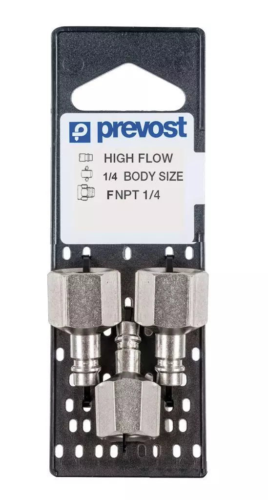 Prevost 7,2-7,4 ADAPTORS ON PLATE Quantity = 3 NPT female thread = 1/4" FNPT