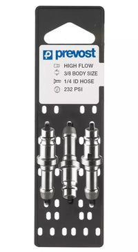 Prevost 7,2-7,4 ADAPTORS ON PLATE Quantity = 3 For hose ID = 3/8" Hose Barb