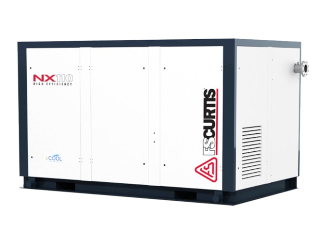 FS-Curtis Premium Rotary Screw Air Compressor, NX Series. Model: NxHEV185. Base Mount. Capacity:  1321-477.93 CFM at 125 PSI. Voltage: 3/60/460V