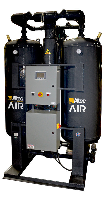 Altec AIR Dual Tower Heat Regenerative Desiccant Air Dryer (External Blower Purge), 100 SCFM, 120VAC