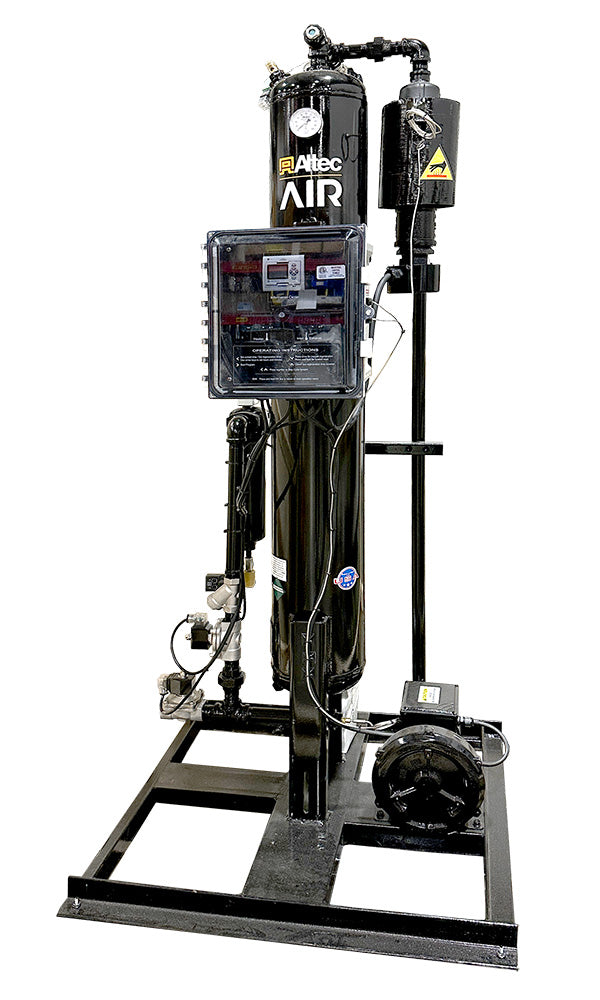 Altec AIR HBS Series Single Tower Heat Regenerative Desiccant Air Dryer - 250 SCFM