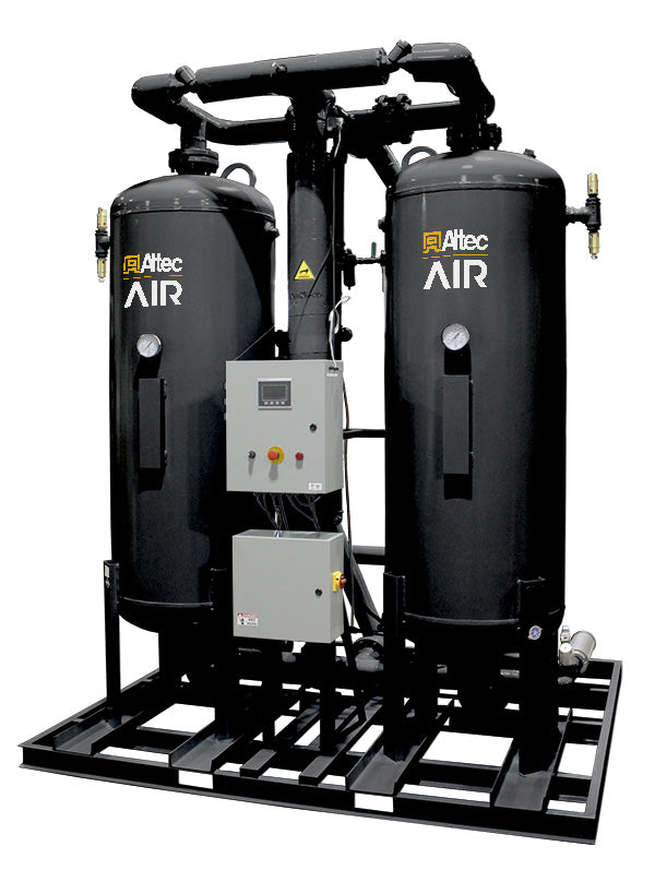 Altec AIR Dual Tower Heat Regenerative Desiccant Air Dryer, 100 SCFM, 120VAC