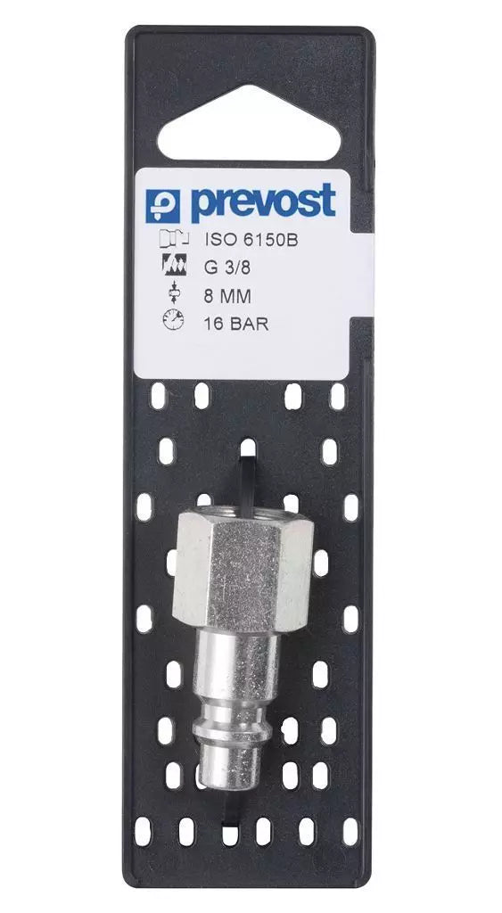 Prevost ISO B ADAPTOR ON PLATE Quantity = 1 NPT female thread = 1/2" FNPT