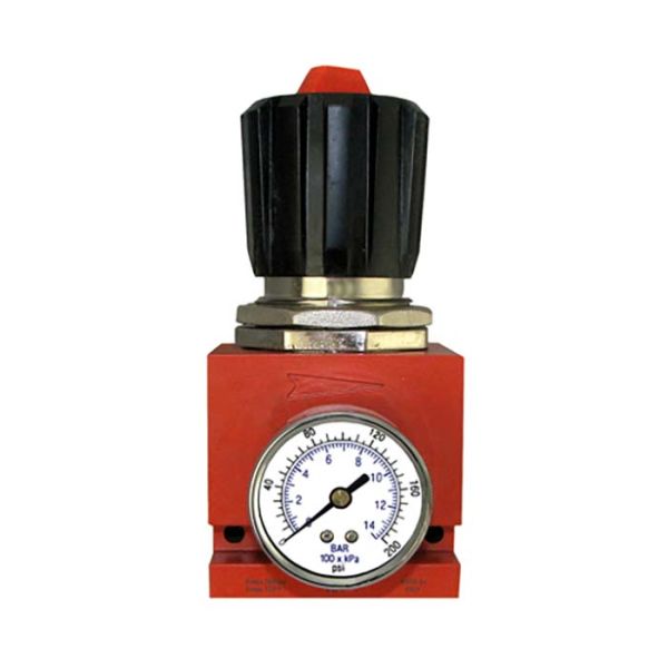 TSUNAMI Pressure Regulator with Gauge  -  1/2" NPT - 89 SCFM
