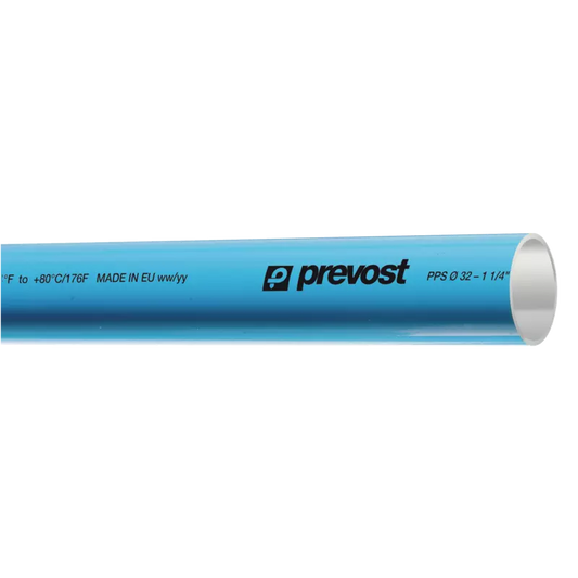 Prevost BLUE ALUMINIUM PIPE Pipe OD (in) = 1/2" Length (ft) = 13.12