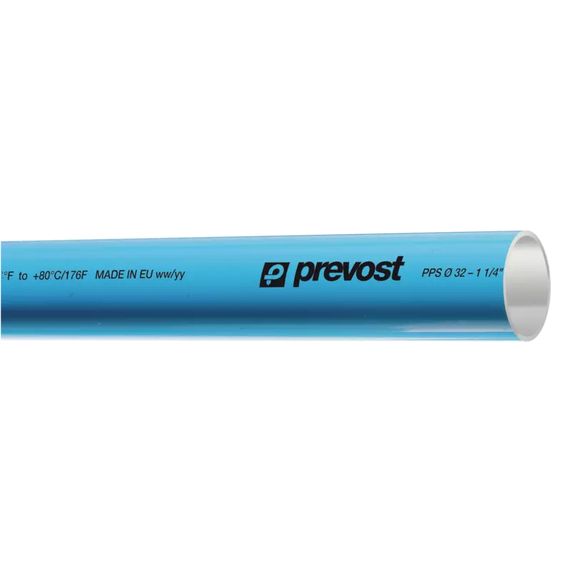 Prevost BLUE ALUMINIUM PIPE Pipe OD (in) = 1/2" Length (ft) = 13.12