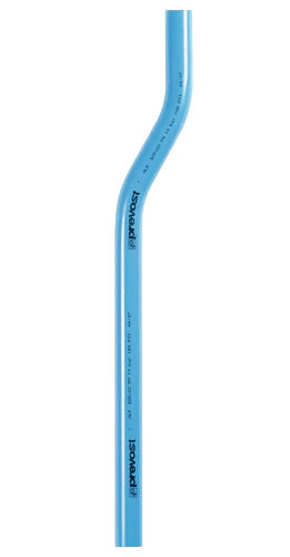 Prevost Aluminum Blue Bent Link Pipe - PPS LMCB