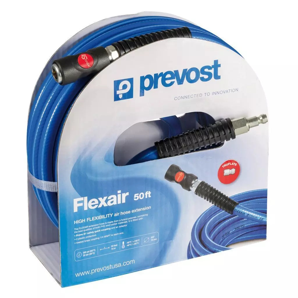 Prevost Prevost FlexAir Air-Multi-purpose flexible hybrid polymer automotive hose. ID 1/2", 50ft long, OD - 19mm. RST RUSEB1250