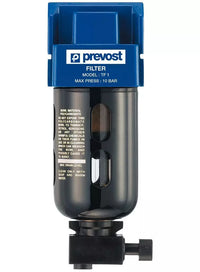 Prevost FILTER NPT female thread = 1/4" FNPT Flow rate (cfm at 87 psi ΔP=4psi) = 28.24