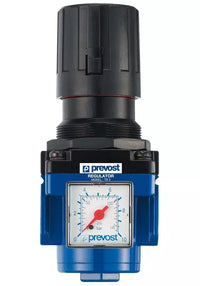 Prevost REGULATOR NPT female thread = 1/2" FNPT Flow rate (cfm at 87 psi ΔP=14psi) = 141.20