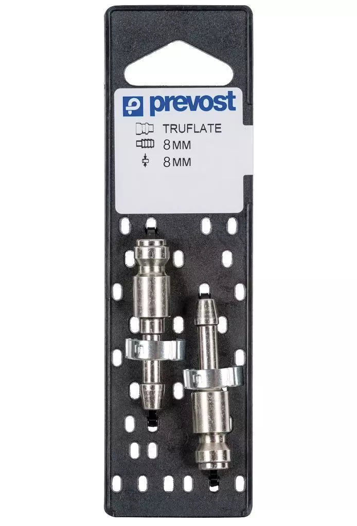 Prevost TRUFLATE ADAPTORS ON PLATE Quantity = 2 For hose ID = 3/8" Hose Barb